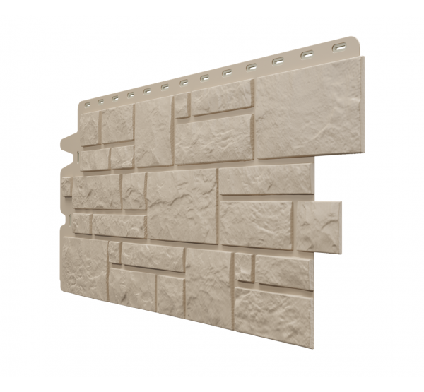 Фасадные панели (цокольный сайдинг) , Burg (камень), Ванильный от производителя  Docke по цене 545 р