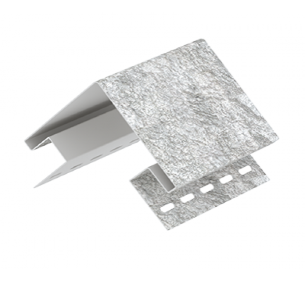 Наружный угол Стоун-хаус Сланец Светло серый от производителя  Ю-Пласт по цене 820 р