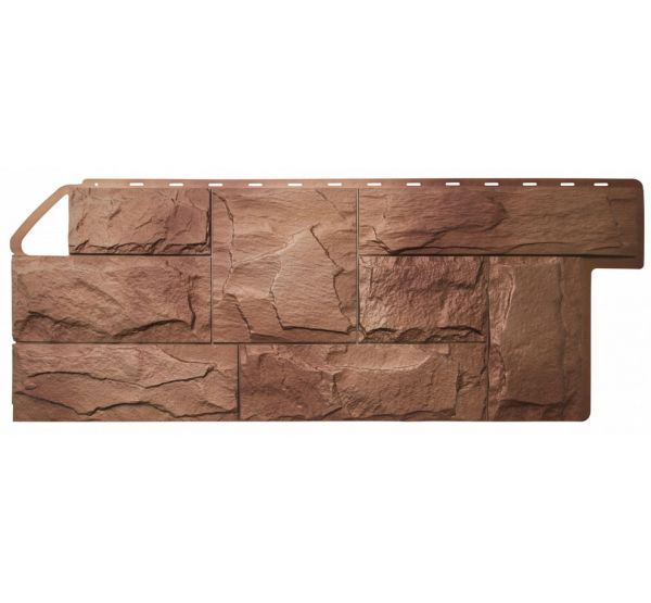 Фасадные панели (цокольный сайдинг)   Гранит Пиринейский от производителя  Альта-профиль по цене 625 р