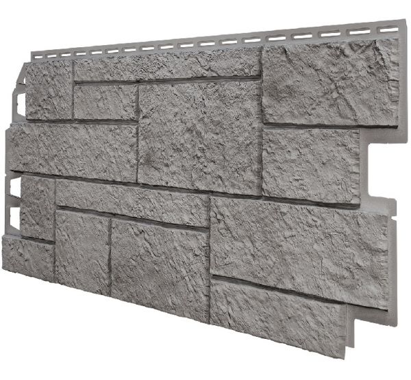 Фасадные панели (Цокольный Сайдинг) VOX Sandstone Светло-серый от производителя  Vox по цене 570 р