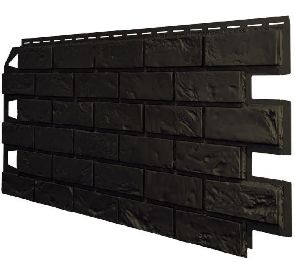 Фасадные панели (Цокольный Сайдинг) VOX Vilo Brick Dark brown от производителя  Vox по цене 480 р