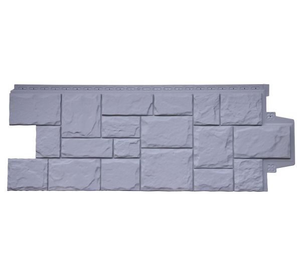 Фасадные панели Стандарт Крупный камень Серый (Известняк) от производителя  Grand Line по цене 440 р
