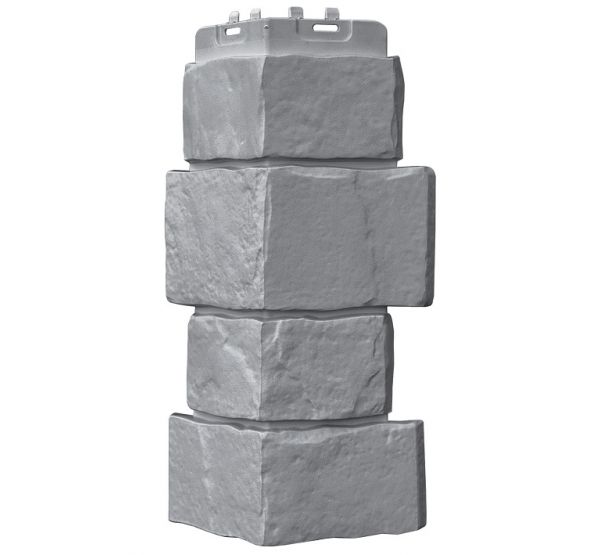 Угол Стандарт Крупный камень Серый (Известняк) от производителя  Grand Line по цене 470 р
