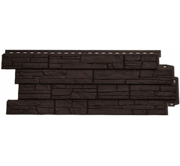 Фасадная панель Сланец Шоколадный (Коричневый) от производителя  Grand Line по цене 440 р