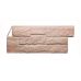 Фасадные панели (цокольный сайдинг) коллекция Камень Крупный - Терракотовый от производителя  Fineber по цене 640 р