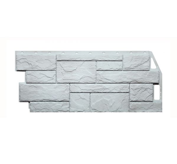 Фасадные панели (цокольный сайдинг) коллекция Камень Природный - Жемчужный от производителя  Fineber по цене 664 р