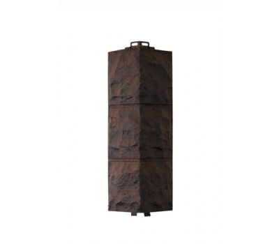 Угол Доломит - Тёмно- коричневый от производителя  Фасайдинг Дачный по цене 510.00 р