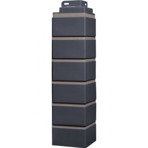 Угол Кирпич Клинкерный Асфальт от производителя  Fineber по цене 490 р Угол Кирпич Клинкерный Асфальт от производителя  Fineber по цене 490 р