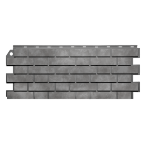 Фасадные панели (цокольный сайдинг) Кирпич Клинкерный 3D Бежево-Серый от производителя  Fineber по цене 448 р