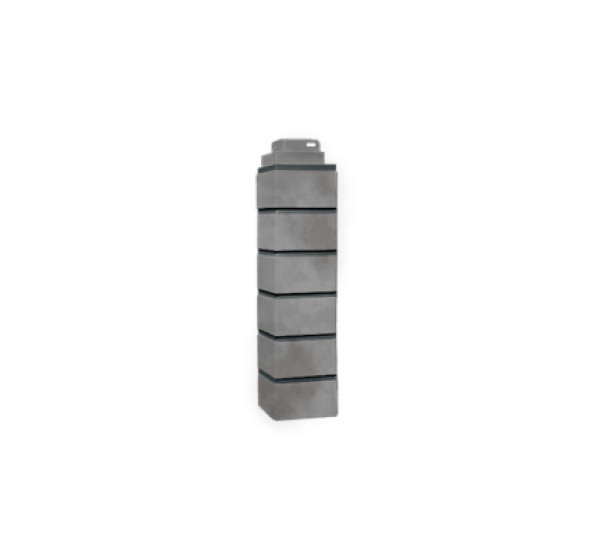 Угол наружный Кирпич Клинкерный 3D Бежево-Серый от производителя  Fineber по цене 470 р