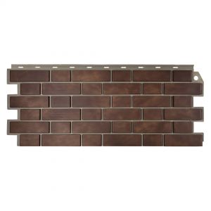 Фасадные панели Кирпич облицовочный 3D - Керамический-чёрный от производителя  Fineber по цене 640 р