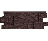 Фасадные панели Стандарт Дикий камень Шоколадный (Коричневый)