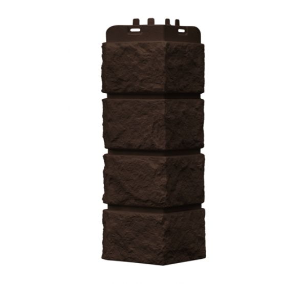 Угол Стандарт Камень колотый Шоколадный (Коричневый) от производителя  Grand Line по цене 470 р
