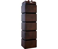 Угол клинкерный кирпич Дизайн Плюс Кофе с черным швом