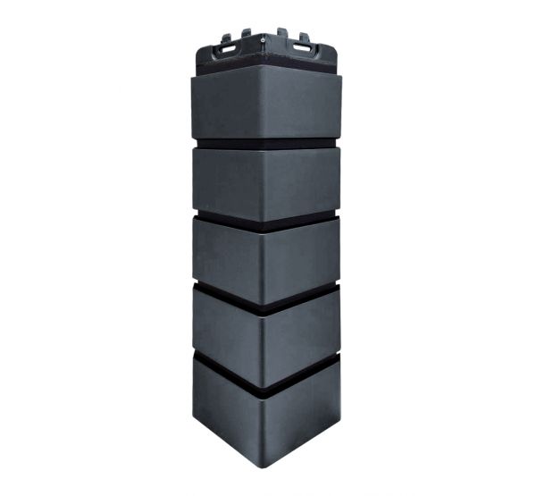 Угол Премиум состаренный кирпич Графит (шов RAL 9005) от производителя  Grand Line по цене 686 р