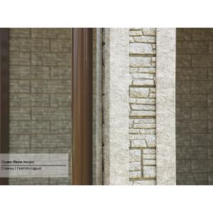 Фасадная панель Стоун Хаус Сланец Светло серый от производителя  Ю-Пласт по цене 362 р