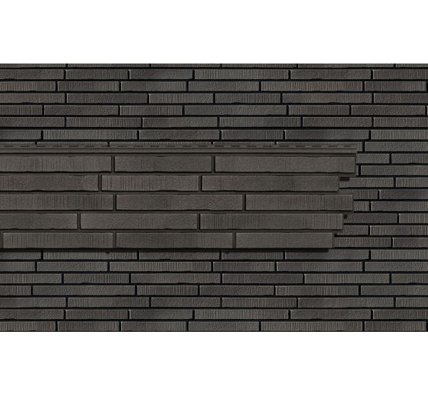 Фасадная панель Стоун Хаус S-Lock Ригельный кирпич - Грифель от производителя  Ю-Пласт по цене 460 р