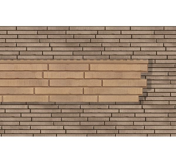 Фасадная панель Стоун Хаус S-Lock Ригельный кирпич - Кварц от производителя  Ю-Пласт по цене 460 р
