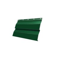 Металлический сайдинг Корабельная доска 0,5 Satin RAL 6005 Зеленый мох