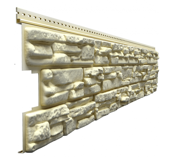 Фасадные панели - серия LUX ROCKY под камень Кешью от производителя  Docke по цене 390 р