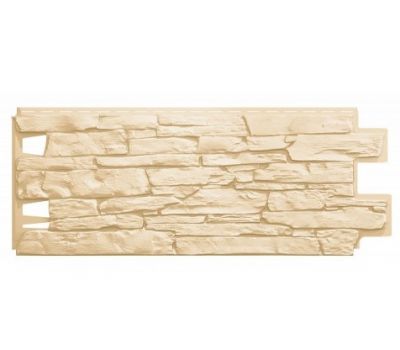 Фасадные панели (Цокольный Сайдинг)  VOX VILO Solid Stone Кремовый от производителя VOX по цене 380.00 р