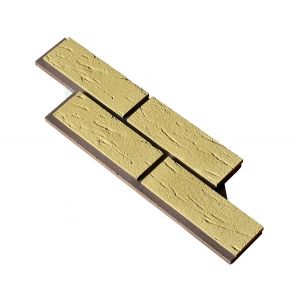 Фасадная плитка «Клинкерный Кирпич двухцветный» № 12 от производителя  «Кирисс Фасад» по цене 2 350 р