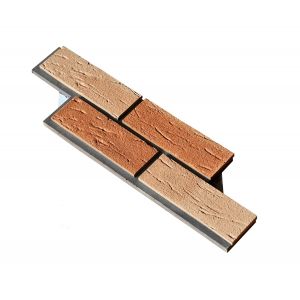 Фасадная плитка «Клинкерный Кирпич трёхцветный» № 17Б от производителя  «Кирисс Фасад» по цене 2 350 р