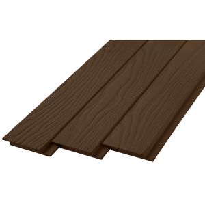 Фиброцементный сайдинг FCSPRO Click Shtil F21 Коричневая глина от производителя  FCS Group по цене 1 180 р