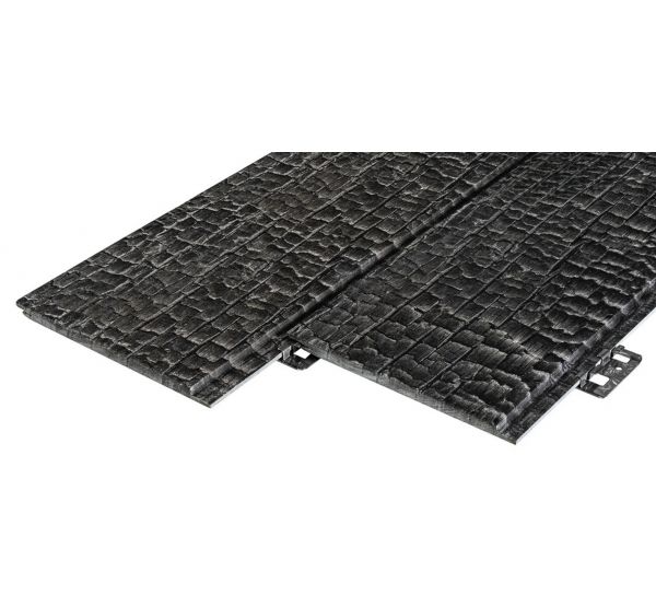Фиброцементный сайдинг Decor Wood Click Угольное от производителя  FCS Group по цене 2 300 р