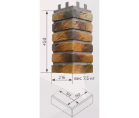 Угол накладной Конаковский Кирпич