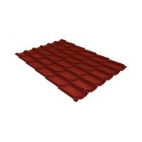 Металлочерепица классик 0,5 Satin RAL 3009 оксидно-красный