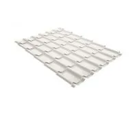 Металлочерепица классик 0,5 Satin RAL 9002 светло-серый