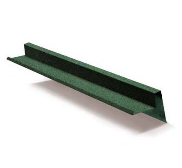 Планка для оформления фронтонов Romana левая Зеленый от производителя  Metrotile по цене 1 179 р