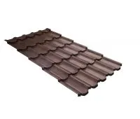 Металлочерепица квинта плюс c 3D резом 0,45 Safari Twincolor Brown Металлочерепица квинта плюс c 3D резом 0,45 Safari Twincolor Brown