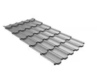 Металлочерепица квинта плюс c 3D резом 0,5 Satin RAL 7004 сигнальный серый Металлочерепица квинта плюс c 3D резом 0,5 Satin RAL 7004 сигнальный серый