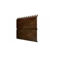 Металлический сайдинг ЭкоБрус 0,45 Druid Antique Wood