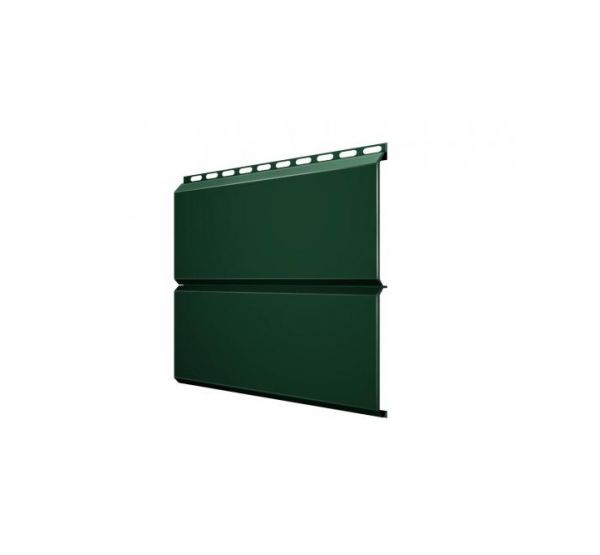Металлический сайдинг ЭкоБрус 0,5 GreenCoat Pural Matt RR 11 темно-зеленый (RAL 6020 хромовая зелень) от производителя  Grand Line по цене 1 202 р