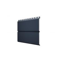 Металлический сайдинг ЭкоБрус 0,5 Quarzit RAL 7024 Мокрый асфальт