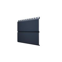 Металлический сайдинг ЭкоБрус 0,5 Quarzit lite RAL 7024 Мокрый асфальт