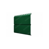 Металлический сайдинг ЭкоБрус 0,5 Quarzit lite RAL 6005 Зеленый мох