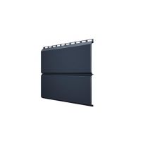 Металлический сайдинг ЭкоБрус 0,45 PE RAL 7024 Мокрый асфальт