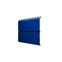 Металлический сайдинг ЭкоБрус 0,45 PE RAL 5005 Сигнальный синий