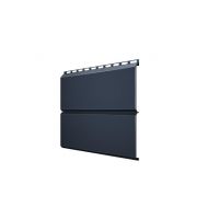 Металлический сайдинг ЭкоБрус 0,5 Velur20 RAL 7024 Мокрый асфальт