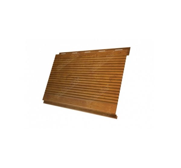 Металлический сайдинг Вертикаль (gofr) 0,45 Print Twincolor Golden Wood от производителя  Grand Line по цене 1 052 р