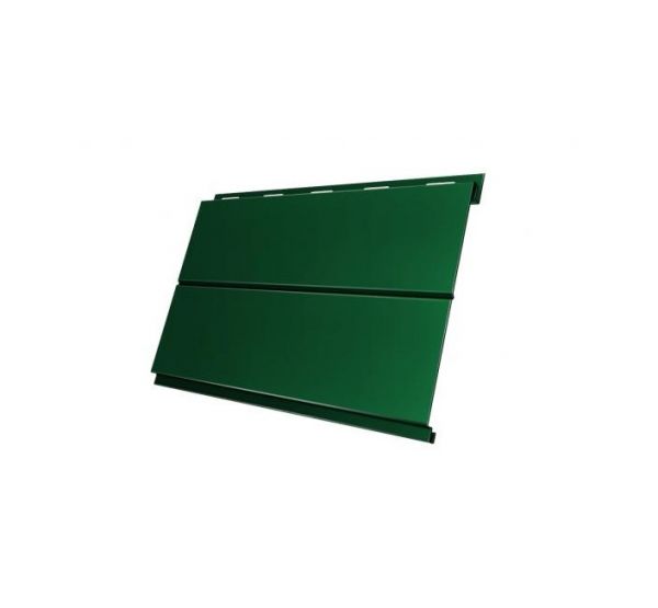 Металлический сайдинг Вертикаль (line) 0,5 Satin RAL 6005 Зеленый мох от производителя  Grand Line по цене 863 р