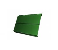Металлический сайдинг Вертикаль (line) 0,45 PE RAL 6002 Лиственно-зеленый