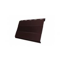 Металлический сайдинг Вертикаль (prof) 0,45 Drap RAL 8017 Шоколад