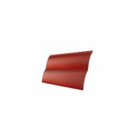 Металлический сайдинг Блок-хаус new 0,45 Drap RAL 8004 Терракота