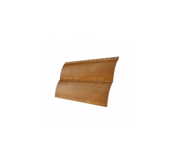 Металлический сайдинг Блок-хаус new 0,45 Druid Golden Wood от производителя  Grand Line по цене 900 р