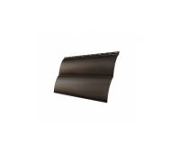 Металлический сайдинг Блок-хаус new 0,5 Quarzit RR 32 Темно-коричневый